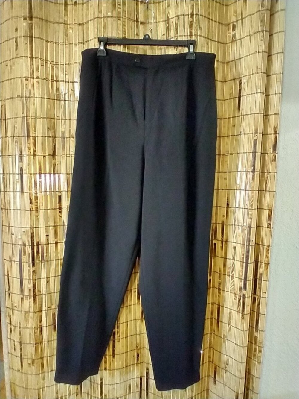 C.J. Banks Black Stretch Dress Pants / Trousers Plus Size 14W
